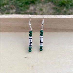 Handcrafted Llama Drop Earrings